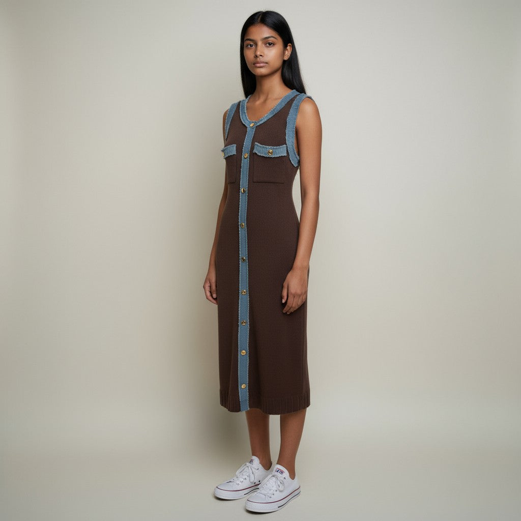 VESTITO ROSSO - JEANS