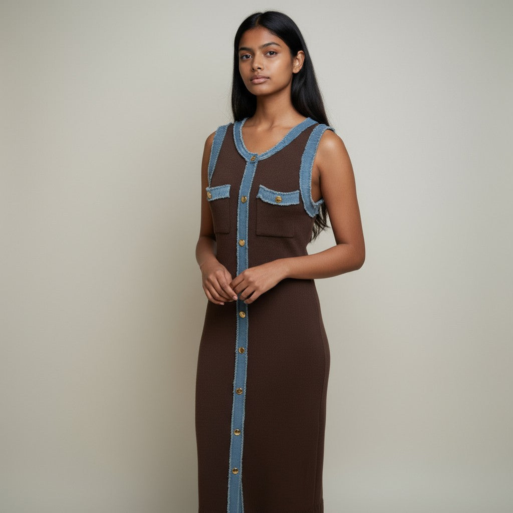 VESTITO ROSSO - JEANS